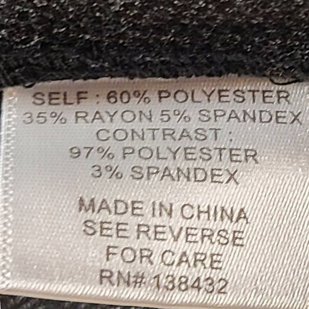 Modcloth Women's Cropped Trousers Pants Gray Size 8 NWOT - Picture 9 of 10